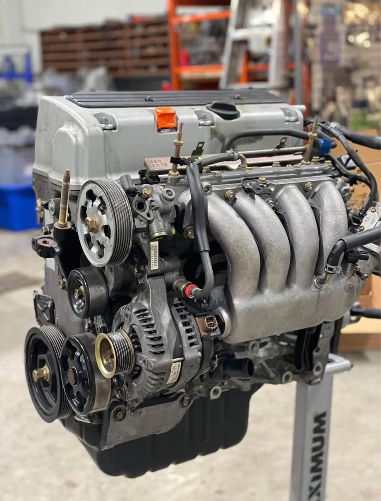 Powerful JDM Honda K24A 2.4L DOHC VTEC Engine with 6 Spd Manual Trans - High Compression for Astounding Performance - Image 2