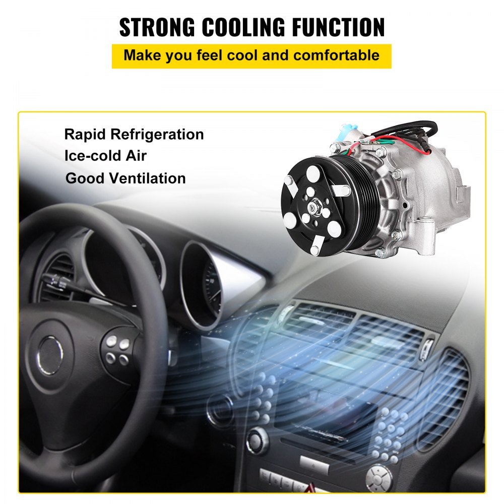 Used 2008 Honda Civic AC Compressor for Sale - Image 2